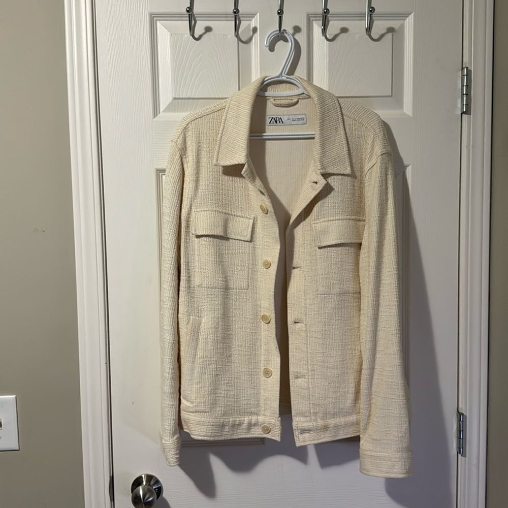 Zara Light Jacket in Cream
